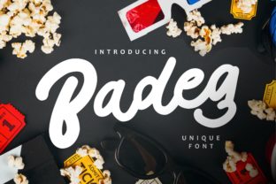 Badeg: A Bold Script Font That Elevates Branding Projects
