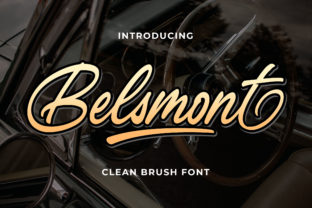Belsmont Font: A Cool Script for Creative Craft Projects