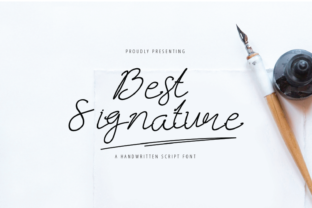 Best Signature Font: A Premium Script for Editorial Design