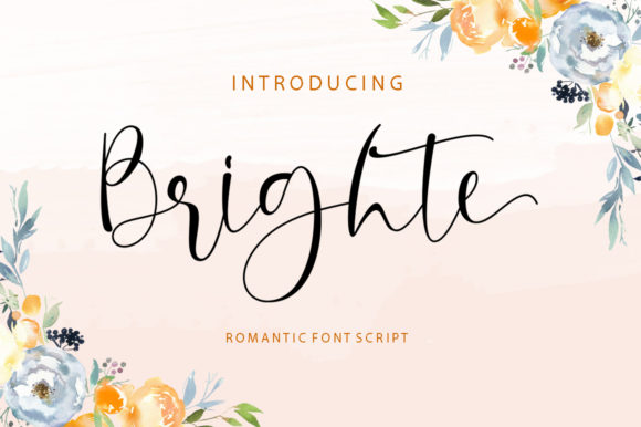 Brighte: A Script Font That Radiates Warmth and Personality