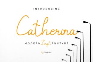 Catherina Font: Modern Script for Digital Design Projects