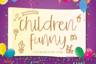 Children Funny: A Whimsical Font for Editorial Design