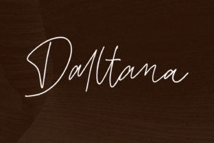 Daltana Font: A Modern Script Typeface for Web Design