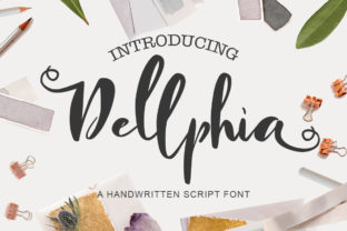 Dellphia Font: A Playful Script for Modern Web Design