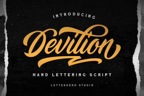 Devilion Font: A Polished Script for Real-World Branding