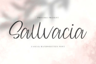 Elevating My Design with the Sallvacia Script Font