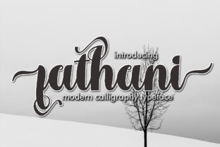 Fathani Font: A Modern Script for Editorial Design