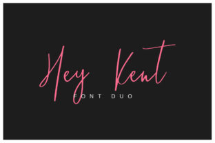 Hey Ken Font: A Handwritten Typeface for Modern Editorial Design