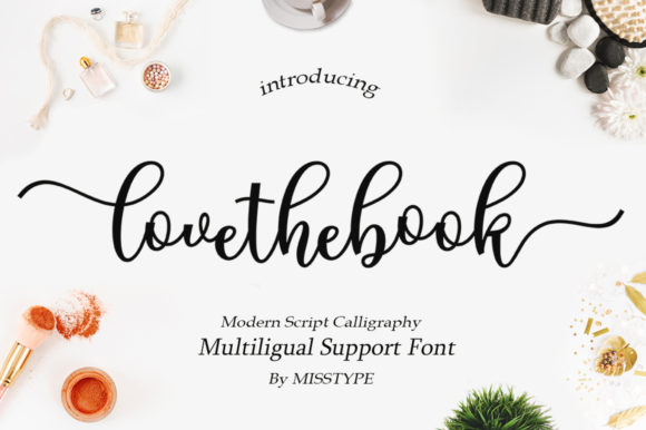 Lovethebook Font: Romantic Typography for Real Business Use