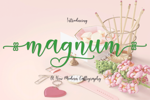 Magnum Font: A Sweet Script for Digital Branding