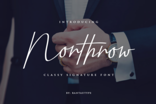 Northrow: A Stylish Script Font for Editorial Design