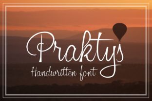 Praktys Font Review: A Cool and Sweet Script for Simple Vibe Branding
