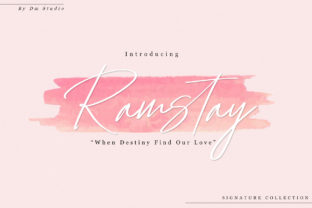 Ramstay: A Charming Script Font for Makers and Sellers
