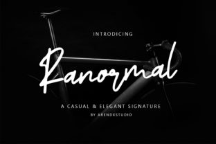 Ranormal Font: A Bold Handwritten Typeface for Digital Branding