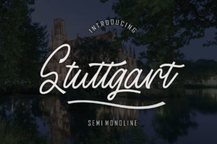 Stuttgart Font: A Script That Feels Like a Warm Invitation