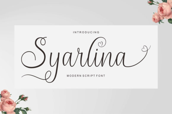 Syarlina Font: A Sweet Script for Digital Design