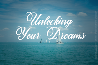 Unlocking Your Dreams Font for Web Design