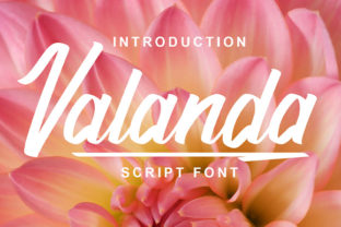 Valanda: A Beautiful Script Font for Your Brand’s Visual Story