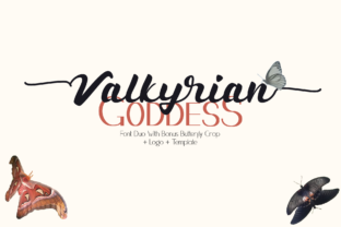 Valkyrian Goddess Duo: A Script Font That Elevates Branding