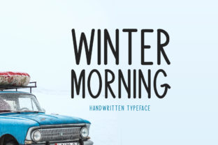 Winter Morning: A Script Font for Charming Winter Crafts